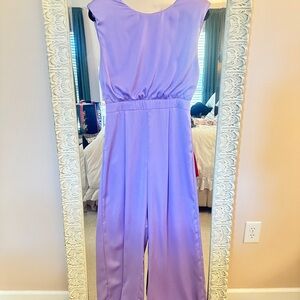 Lavender Sleeveless Jumpsuit